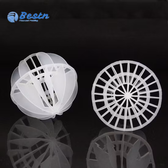 タワーパッキングメディア25mmプラスチック多面体中空浮遊ボール