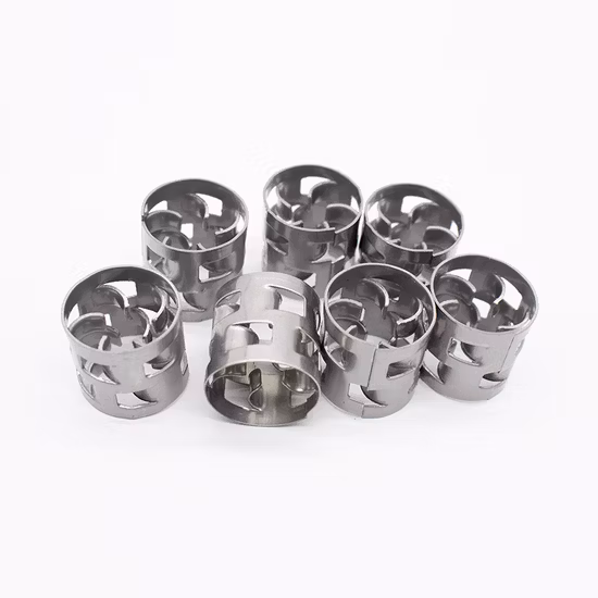 SS304 SS316L 201 炭素鋼金属ポール リングタワーパッキング用金属ポール リング